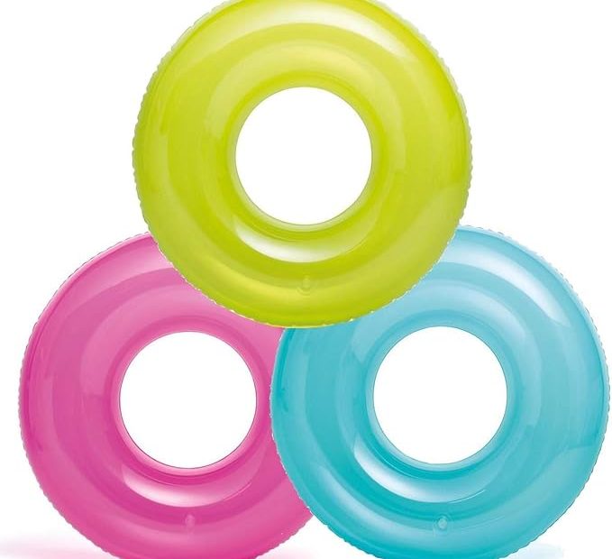 Intex, 43227 2120 Pack Of 3: 30 Transparent Tubes, Colors May Vary, Multi